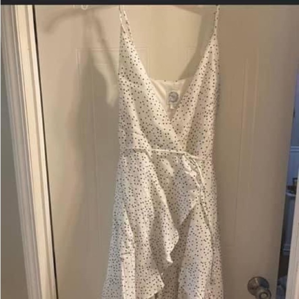 White Dot Dress